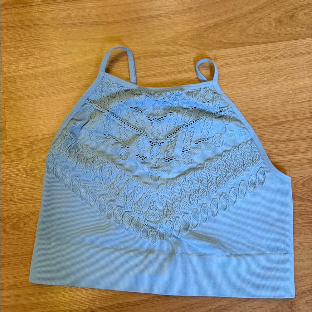 Garage Light Blue Lace Camisole